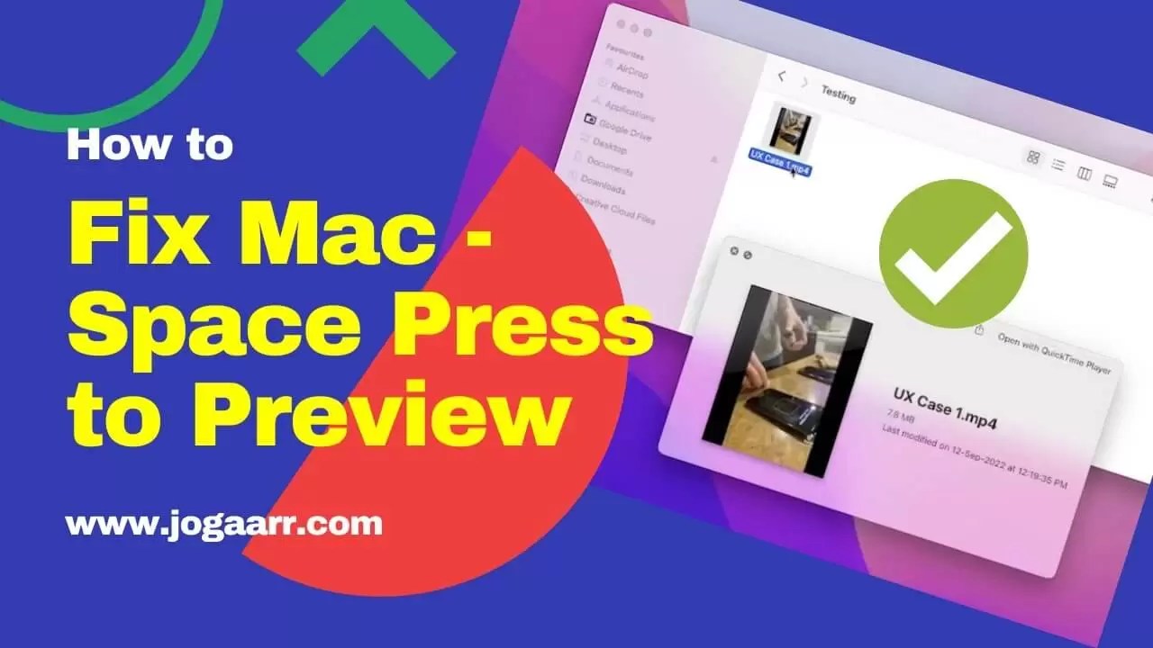 Mac Video Preview Not Working Issue
