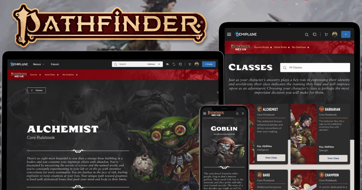 Demiplane Pathfinder