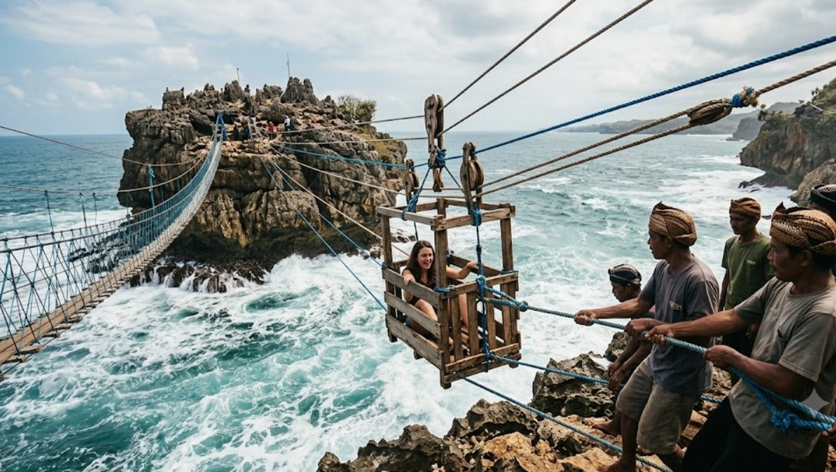 Timang Beach Gondola: A Thrilling Adventure in Yogyakarta