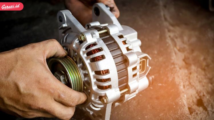 Ilustrasi Alternator pada mobil. Sumber : garasi.id