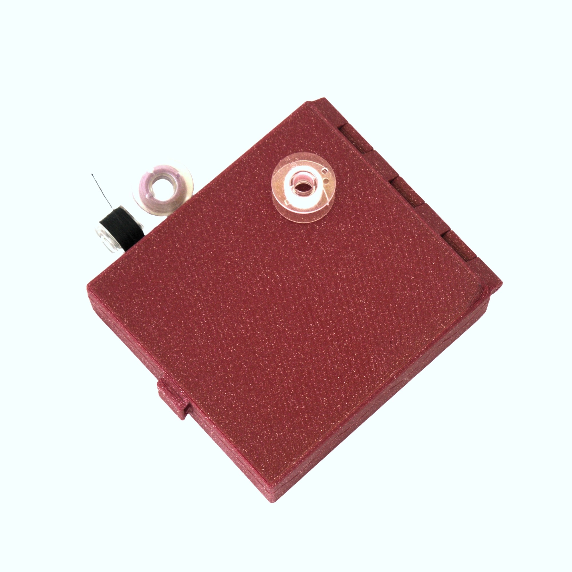 A box for sewing machine bobbins