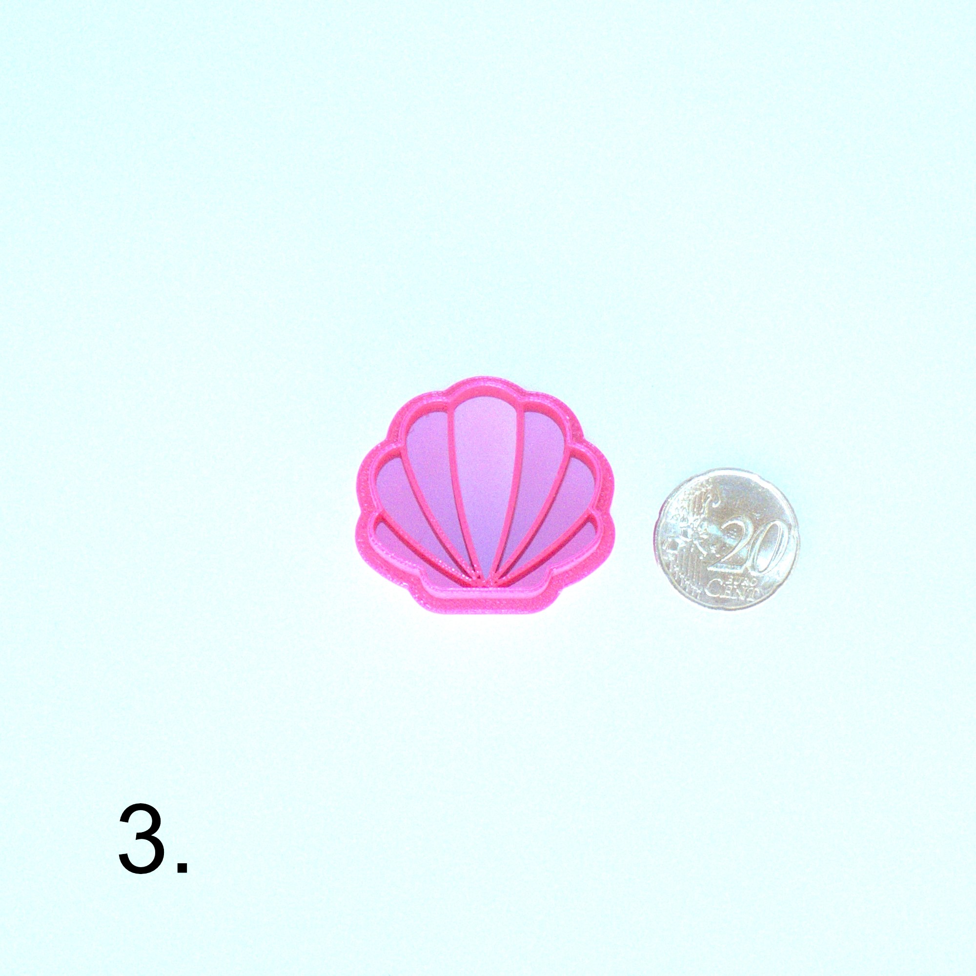 simpukka04 Simpukan muotoinen askartelumassaleikkuri