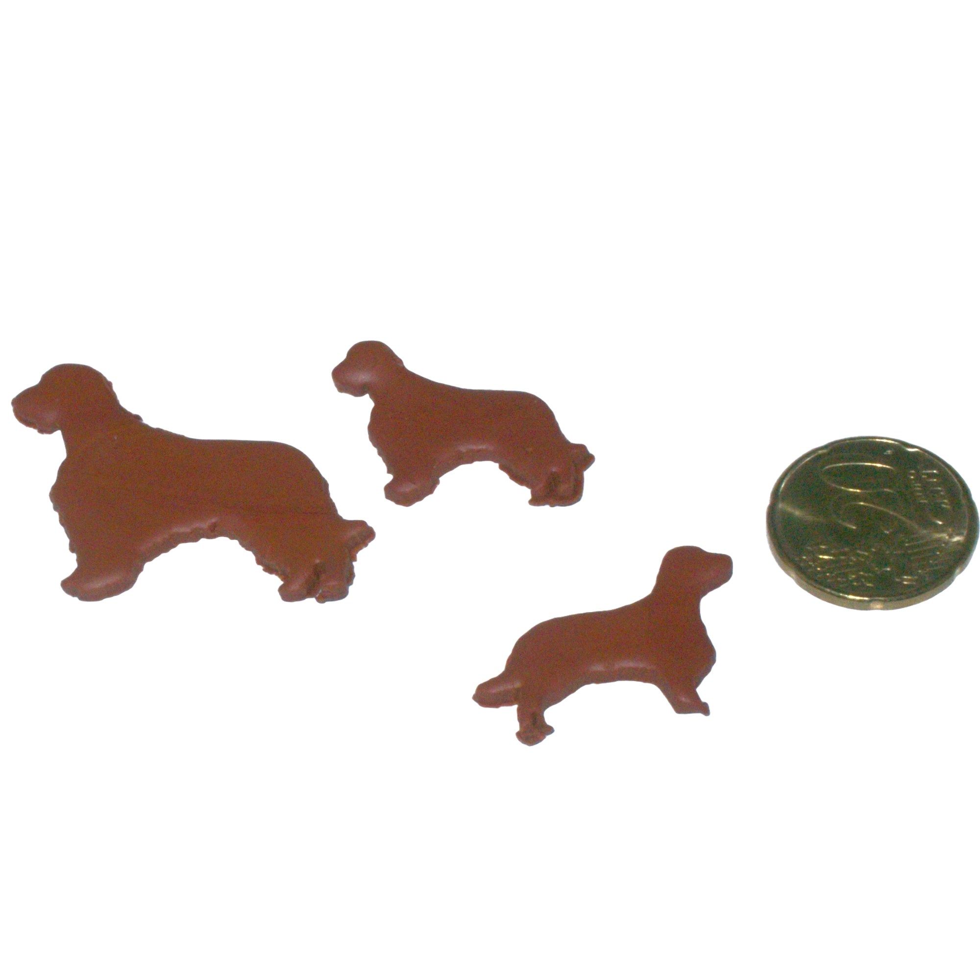 Welsh springer spaniel silhuettileikkuri (oikealle katsova)