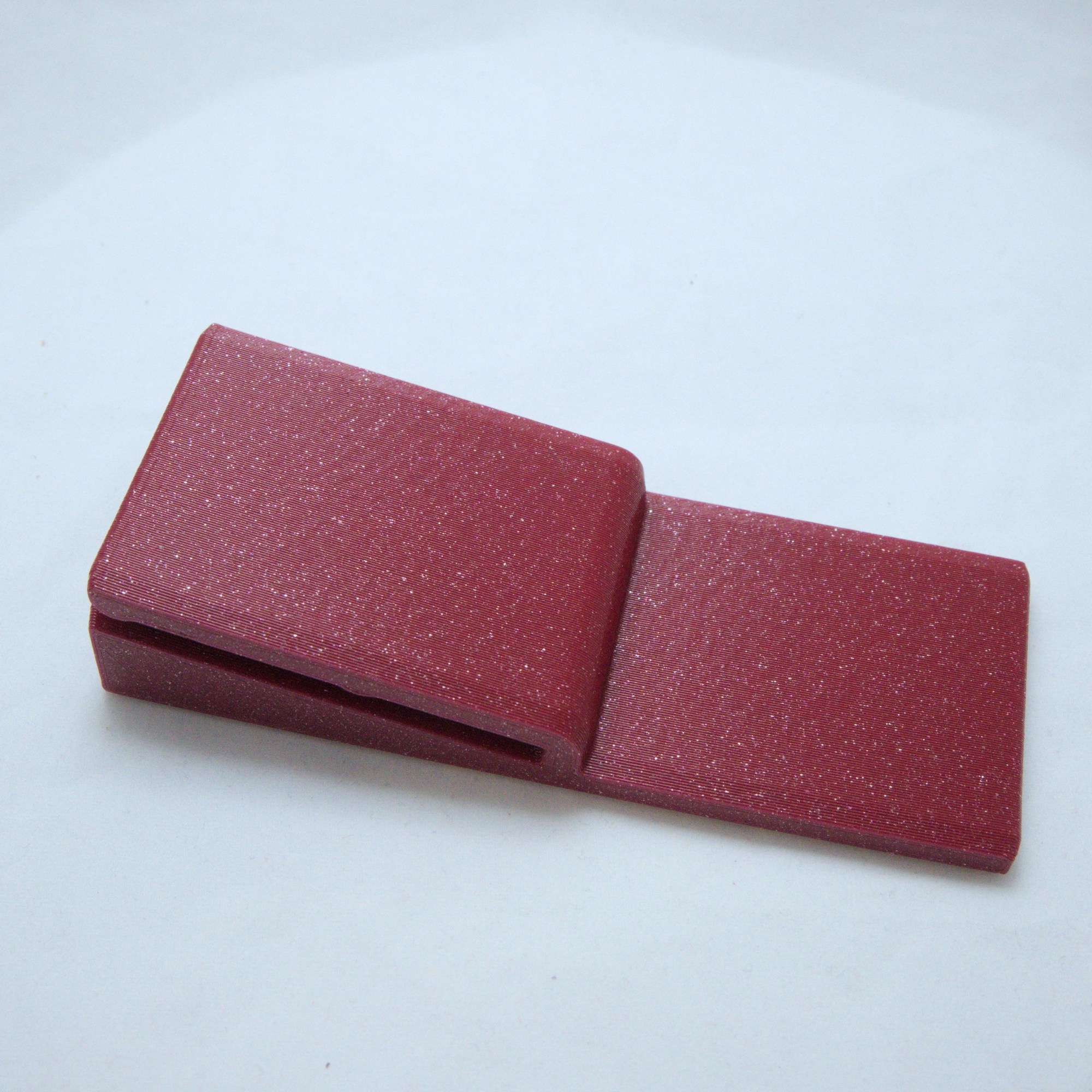 Puzzle box lid support