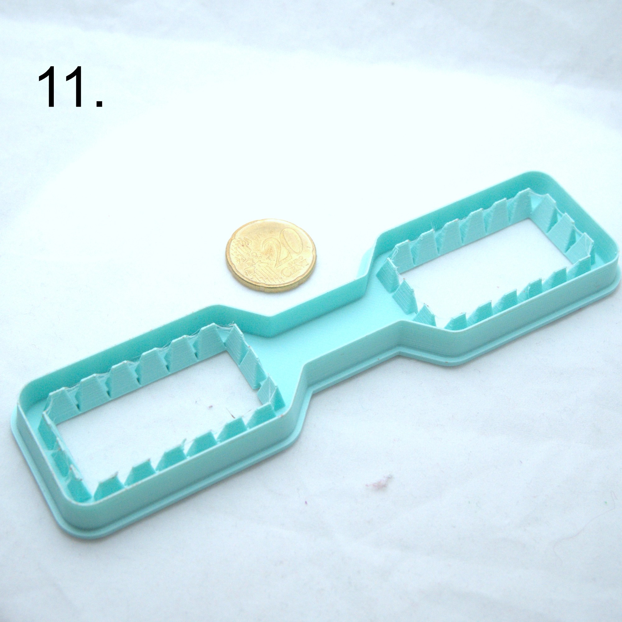 Suorakaide avaimenperä askartelumassaleikkuri