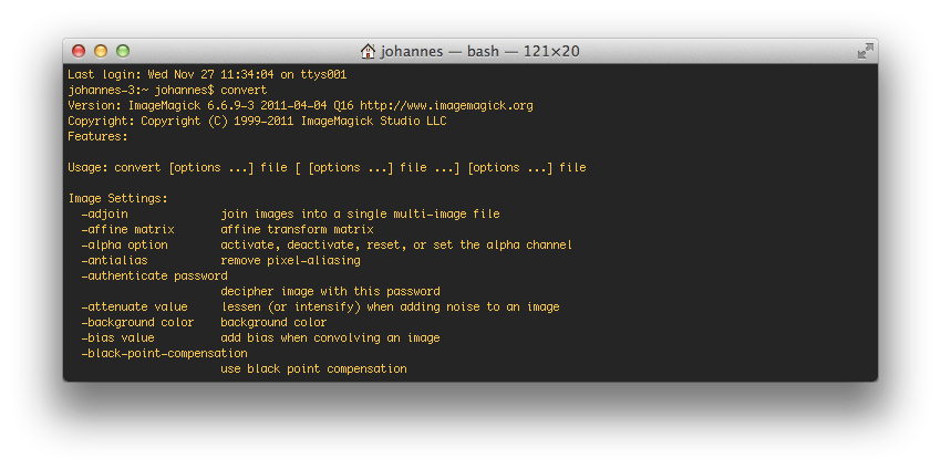 Creating Animated Gifs From The Command Line In Mac Os X Using Convert Johannes Luderschmidt