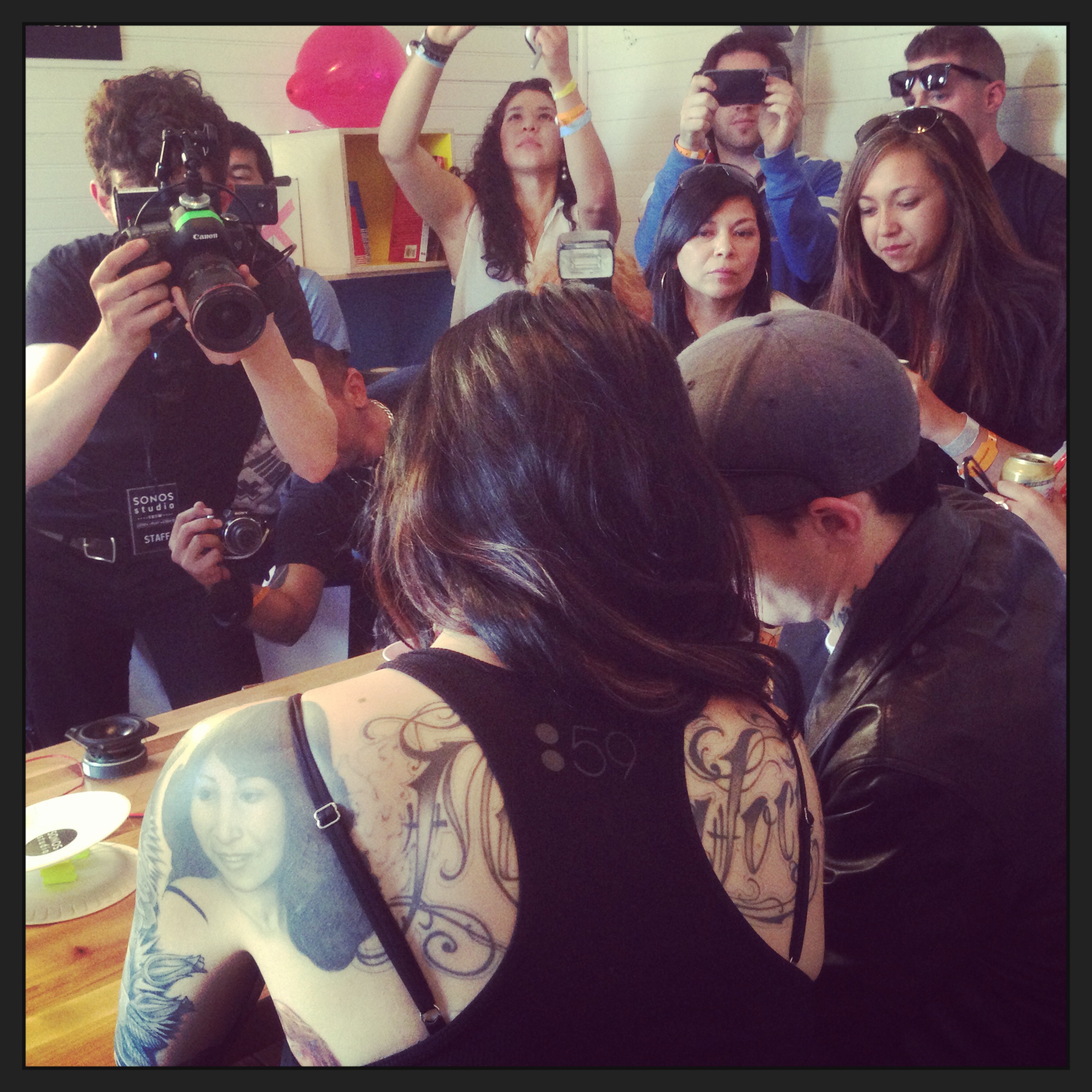 Kat Von D & Deadmau5 work on their speaker