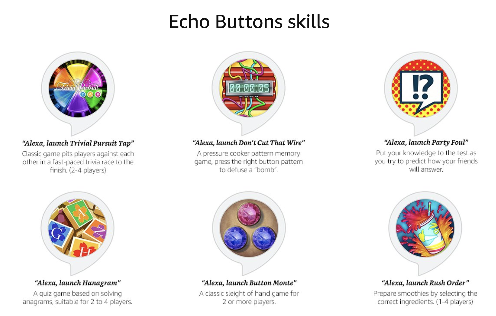 alexa buttons