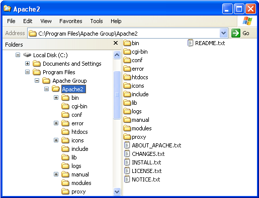 Install Apache web server on Windows XP Home edition | Qiang Gan