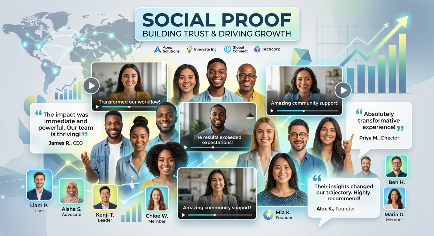 Members benefit from social proof