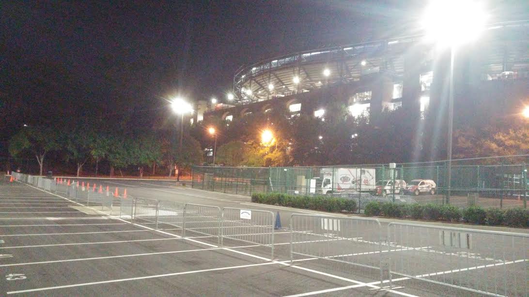 ... except, maybe, for the empty parking lot. At least my car was semi-close. I've had to walk farther.