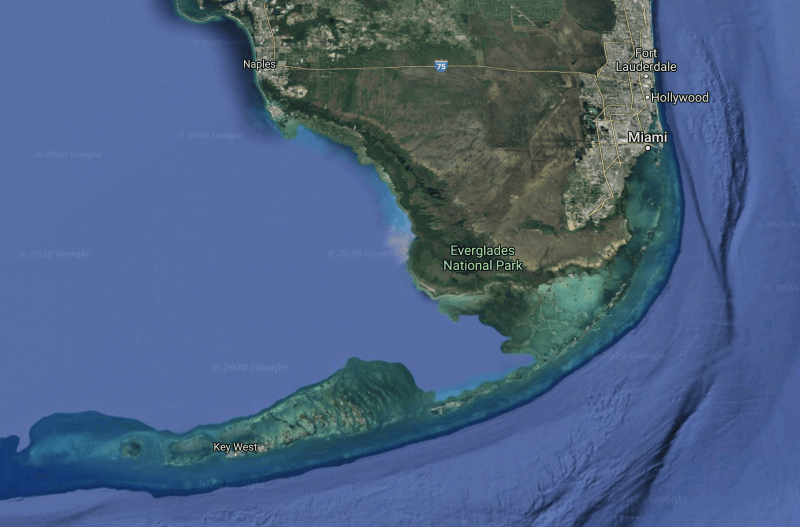 Navigating Paradise Unveiling The Florida Keys With Google Maps FL Aerial.