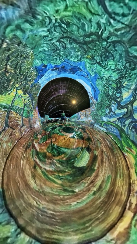 A 360 image taken at the Beyond Van Gogh exhibit at the Liverpool Exhibition Centre