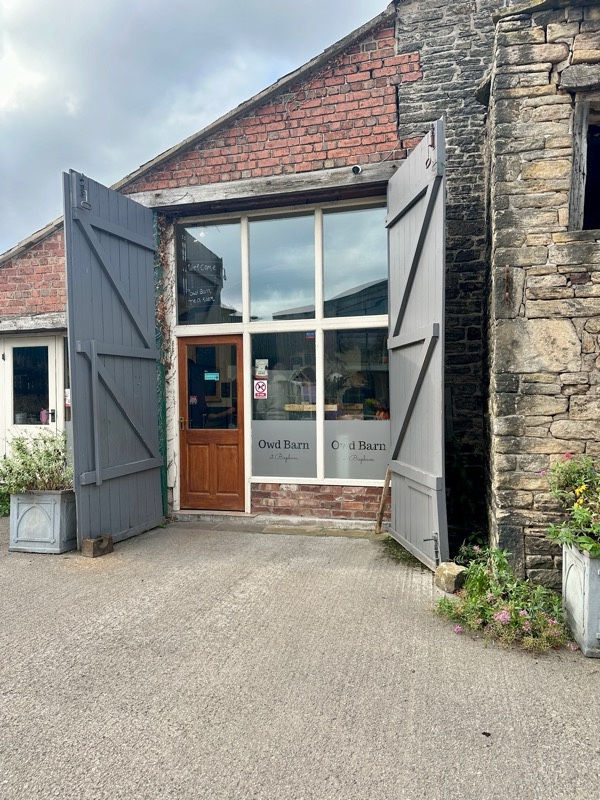 the front of the Owd Barn in Bispharm