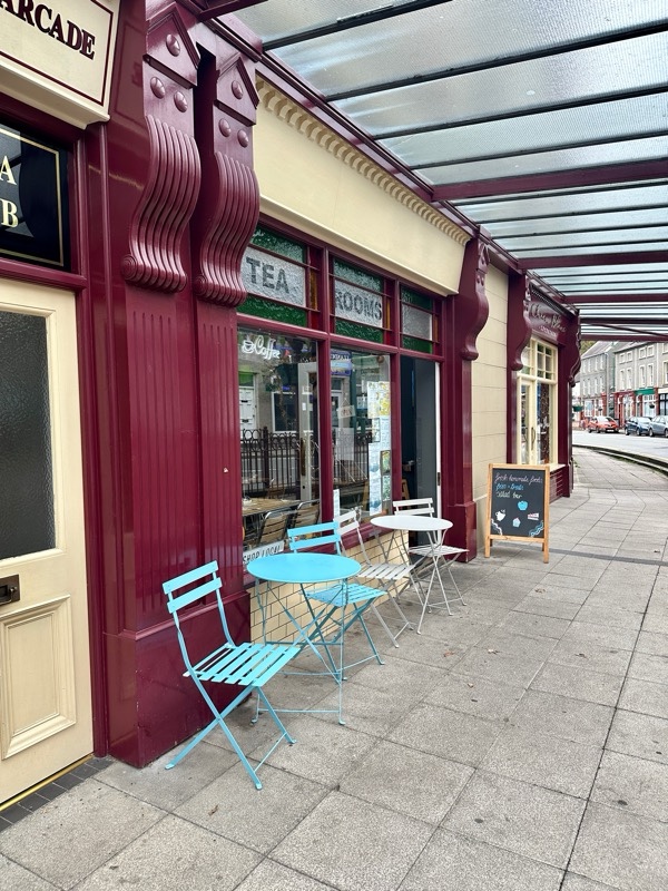 Penmaenmawr Bakery and Tea Rooms in Oxford Arcade, Penmaenmawr, Wales