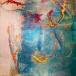 "Carnival", Oil & Cold Wax on cradled panel, 26 x24", 2014 SOLD