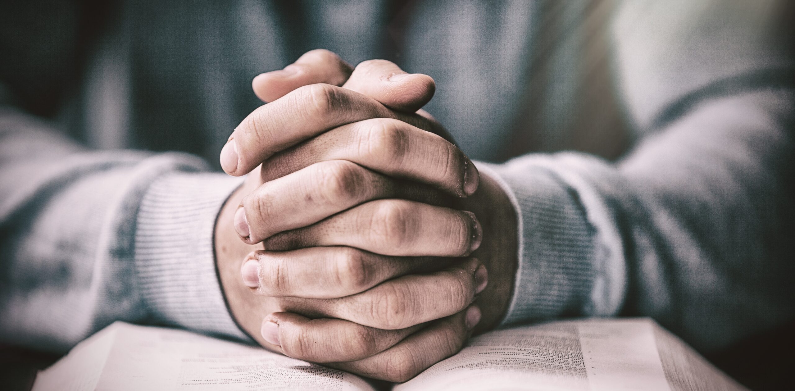 Hands clasped