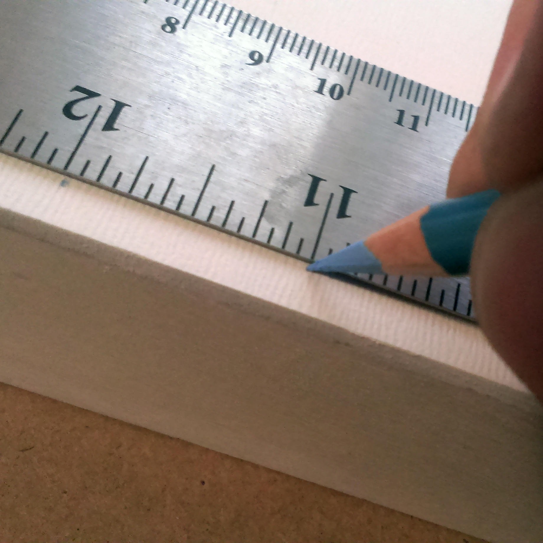 ruler grid on canvas