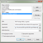 Adding an External Tool