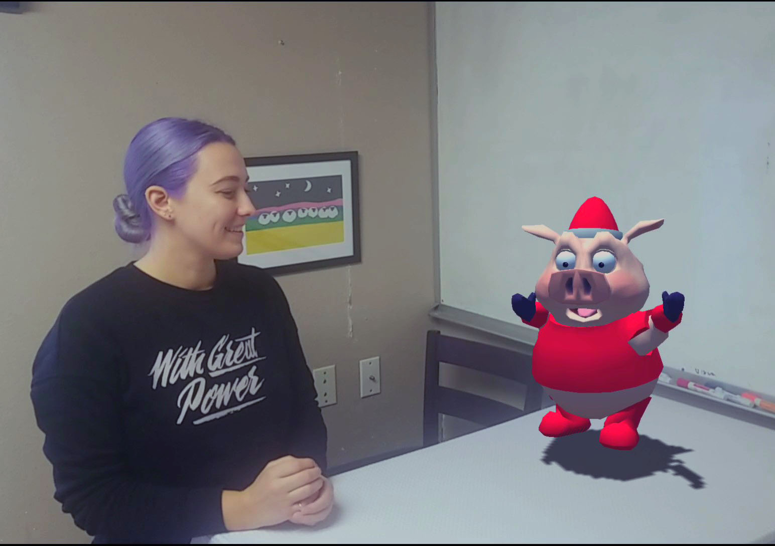 Holographic Puppet Snapshot