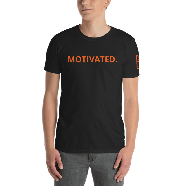 FB: Short-Sleeve Unisex T-Shirt - Motivated (black) - Image 1
