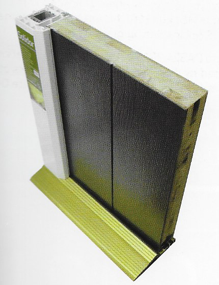 Cross Section of a Solidor Composite Door