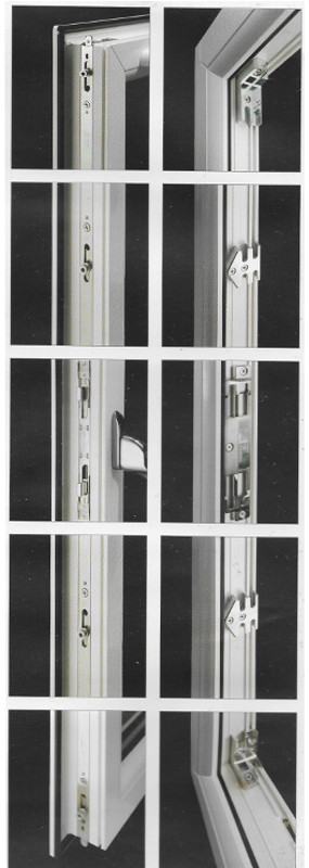 Image of how the window locks are placed