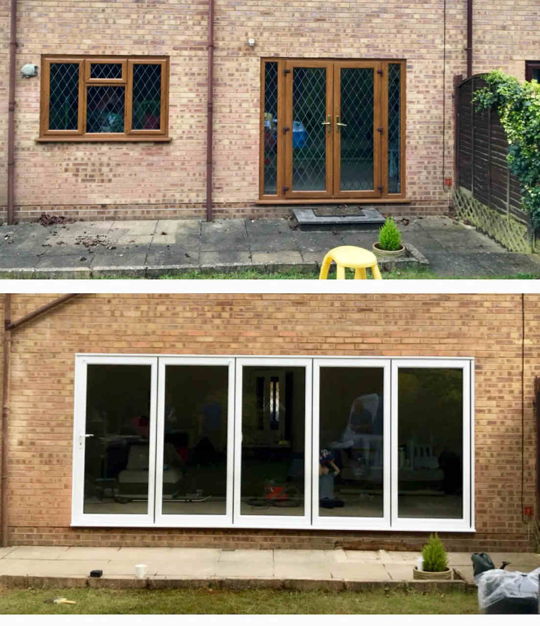 An example of brick works undertaken by Johnson and Son