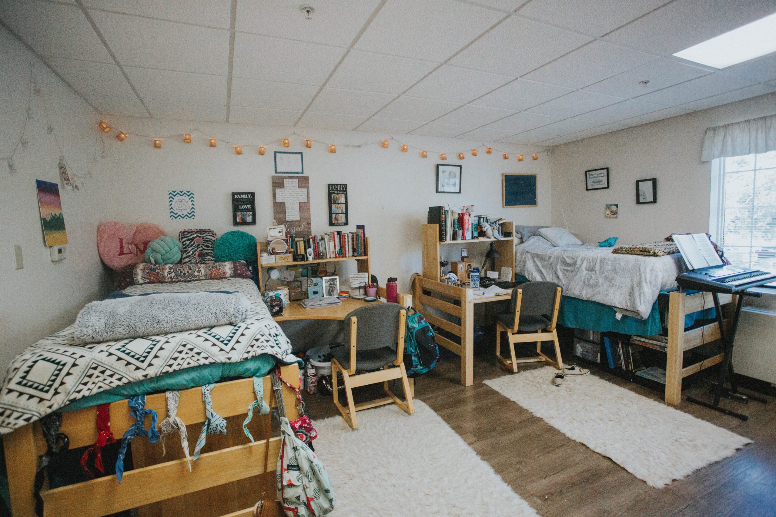 women's dorm room