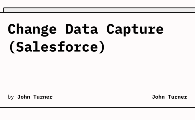 Change Data Capture (Salesforce)