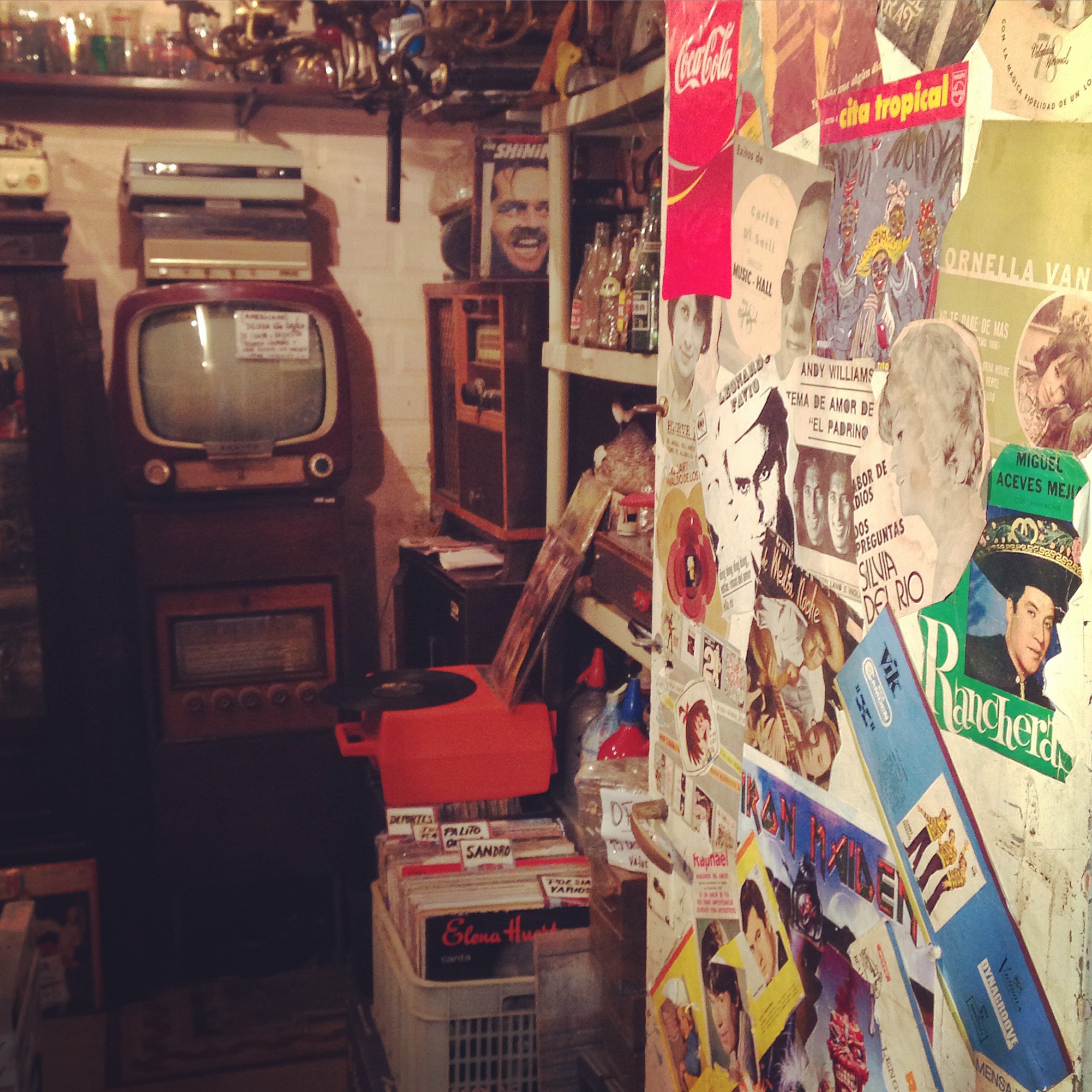 Strange shop in the market