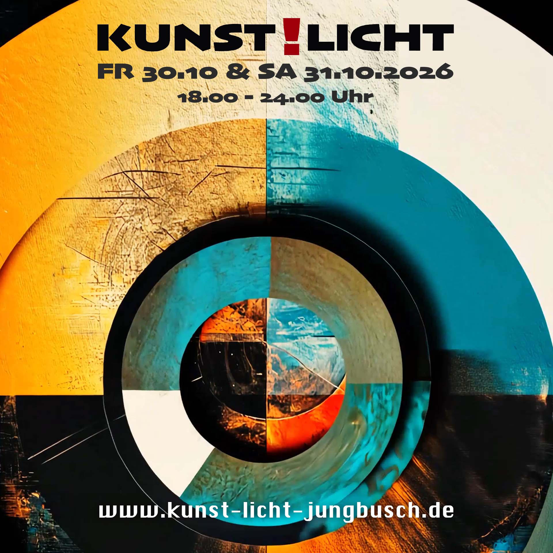 KUNST!LICHT 30. & 31.10.2026 18-24 UHR Jungbusch Mannheim Videokünstler Benjamin Jantzen, Alexander Doss, Jo Jacobs und Eric Carstensen