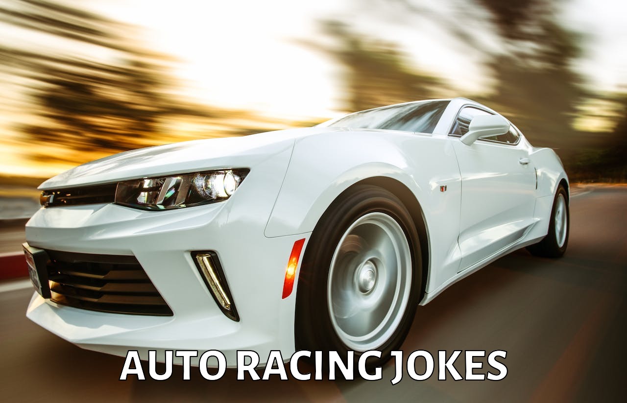 1+ auto racing jokes and funny puns