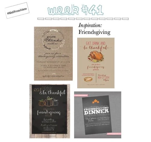 52 Weeks of Mail: Week 41 Inspiration