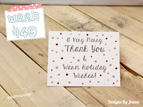 52 Weeks of Mail: Week 49 | Holiday Client Card
