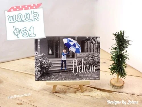 52 Weeks of Mail: Week 51 | Holiday Photo Card II