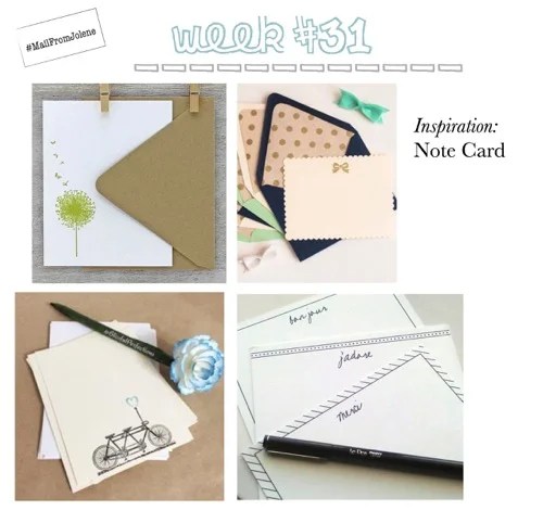 52 Weeks of Mail: Week 31 Inspiration
