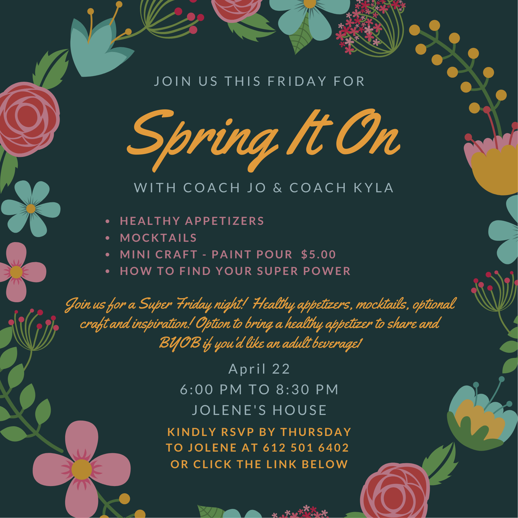 Spring It On! Live Event with Coach Jo & Coach Kyla