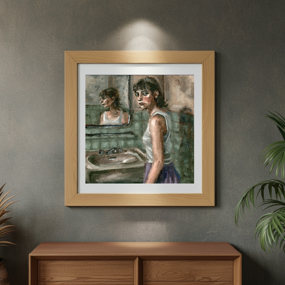 Mirror's Reflection and Shadow, Giclee Art Print - Amdall Gallery