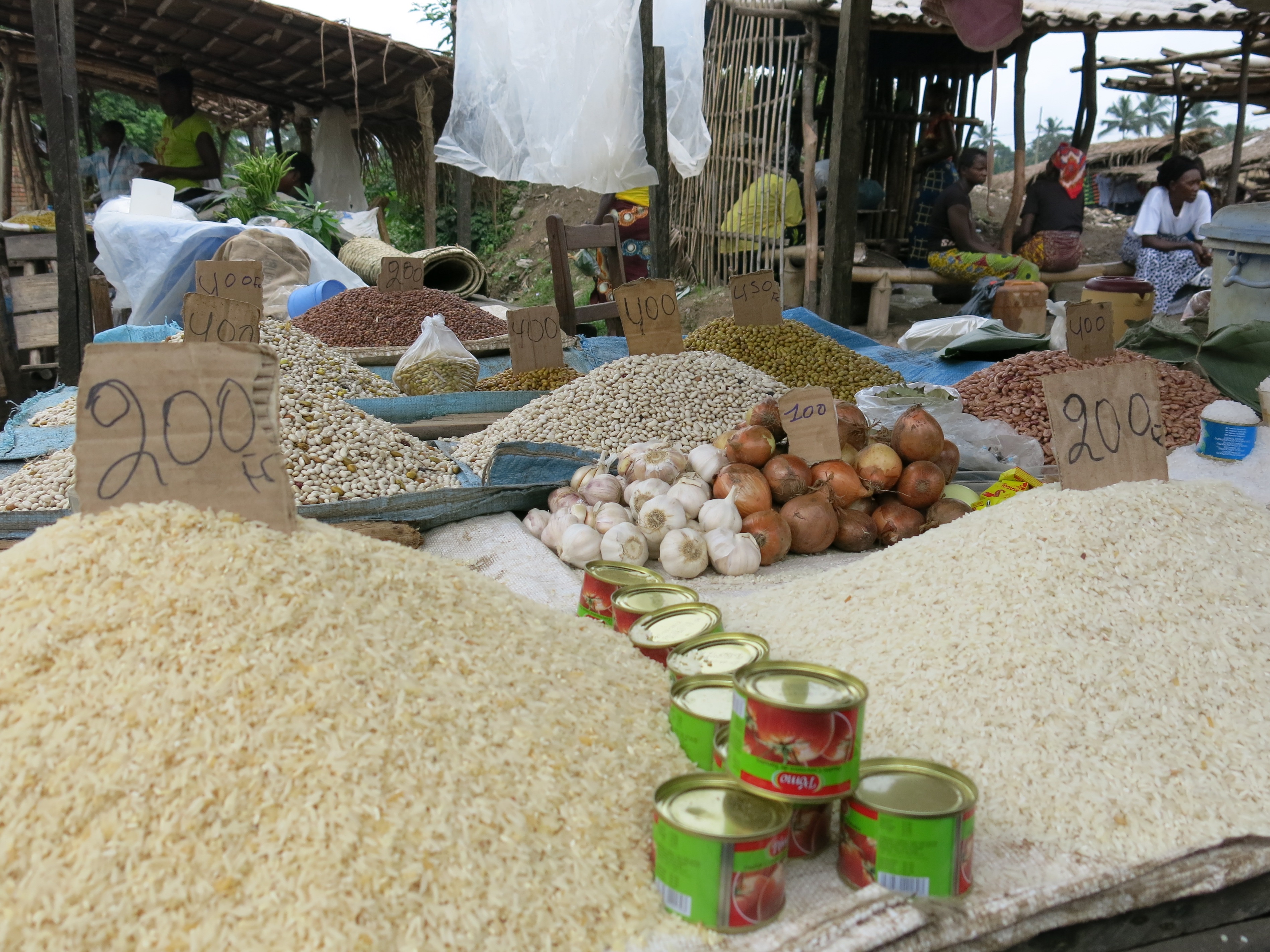 Viele Kongolesen essen täglich Reis. Trotzdem wird er meistens aus Ländern wie Pakistan importiert - obwohl die Bedingung zum Reisanbau im Land gut sind