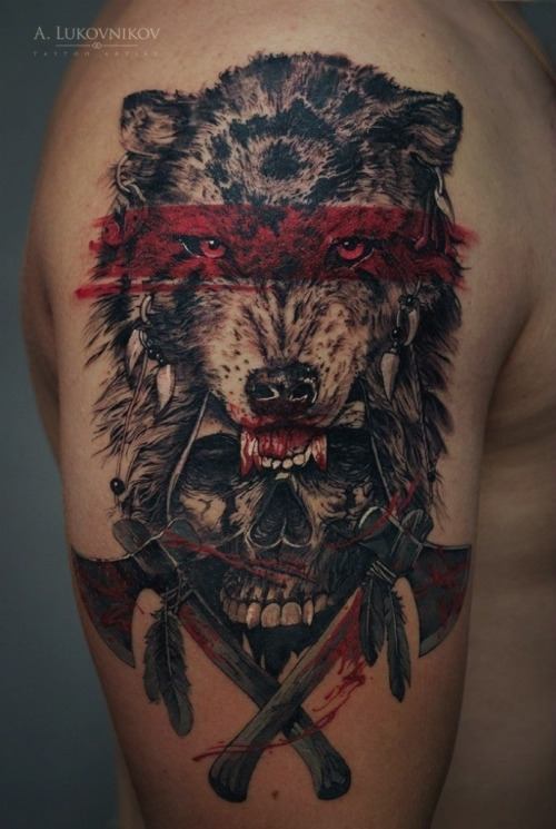 Wolf Tattoo – All Things Tattoo 745_x_500_jpg