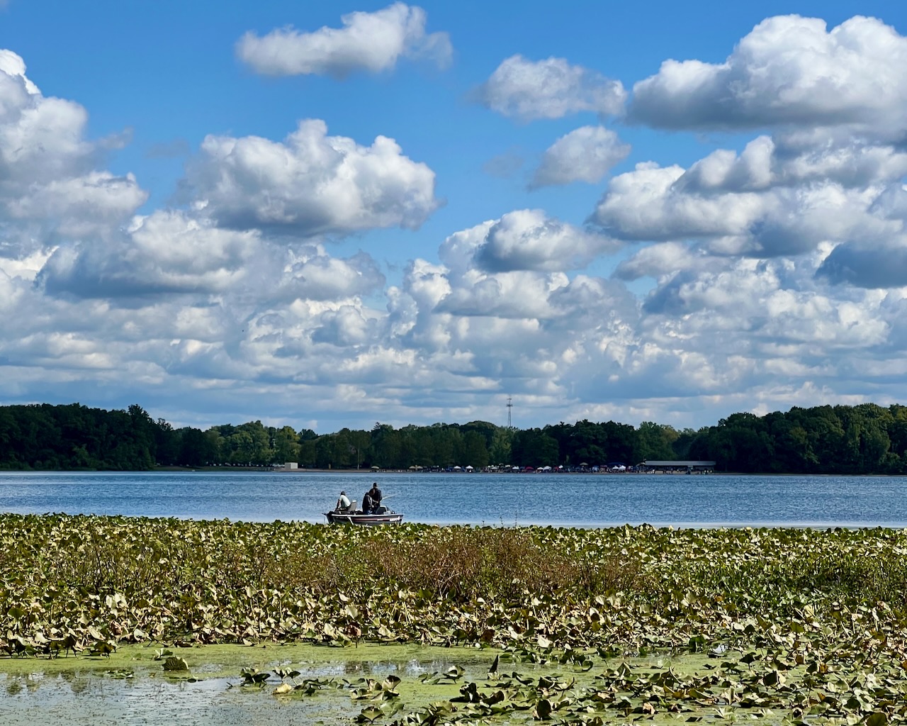 Walking Around Stone Lake in LaPorte, Indiana Dodging Bikers and Mosquitos