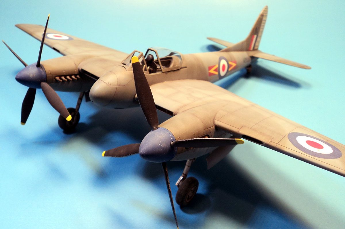 Build report: Trumpeter's 1/48 DeHavilland Hornet F.1 – JonBius.com