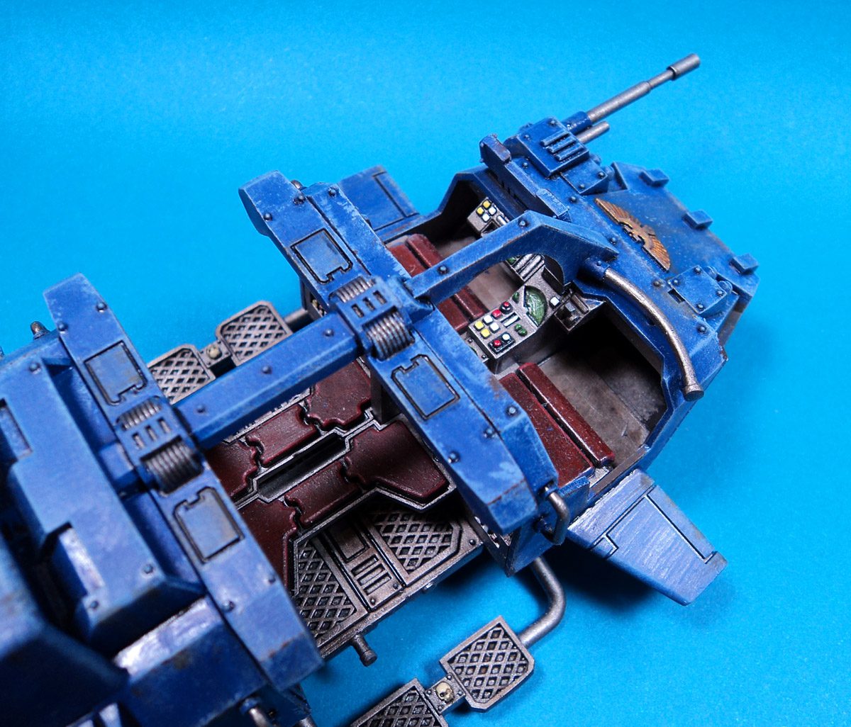 Games Workshop's Space Marine Land Speeder Storm: The Painting And
