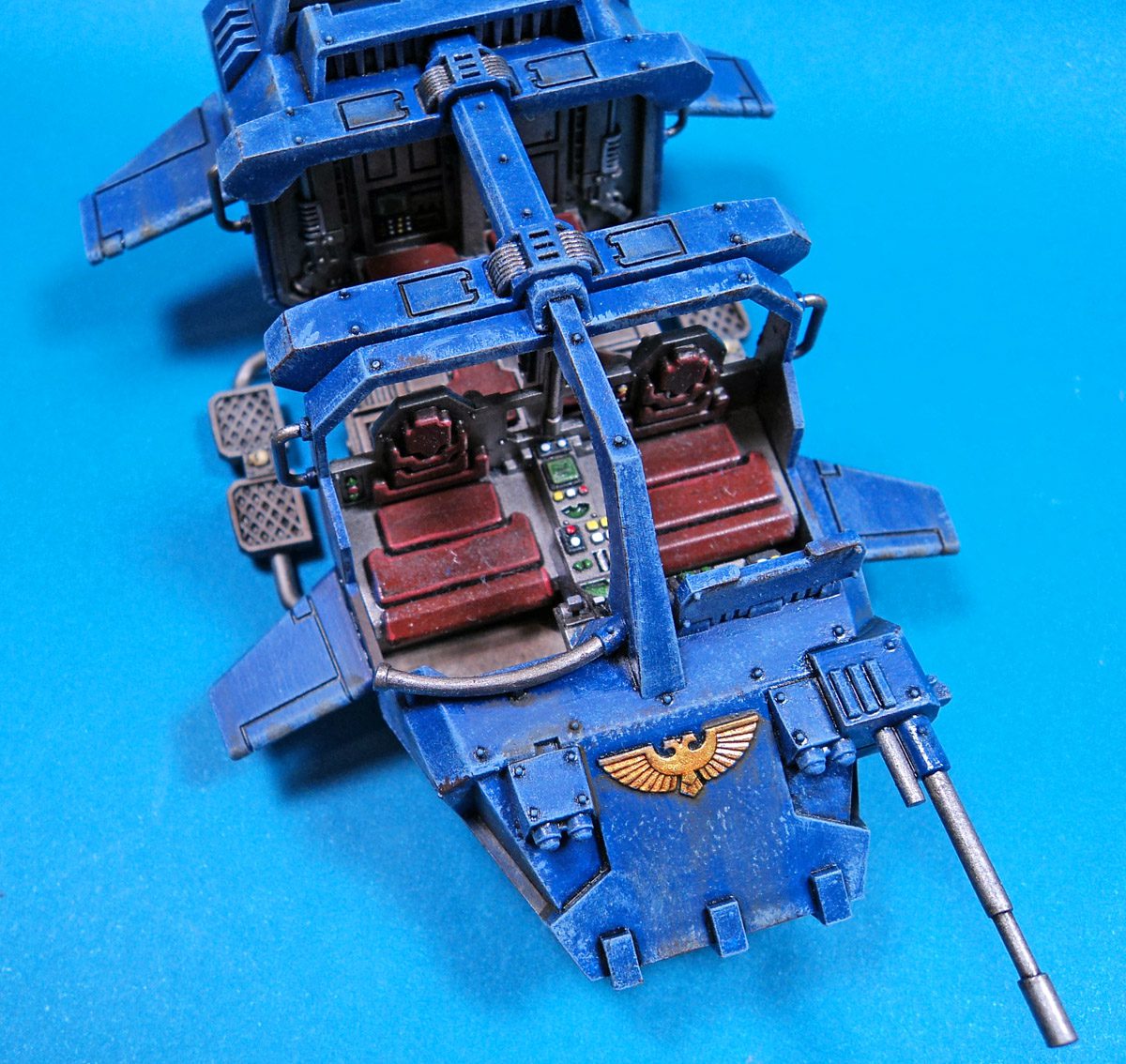Games Workshop's Space Marine Land Speeder Storm: The Painting And