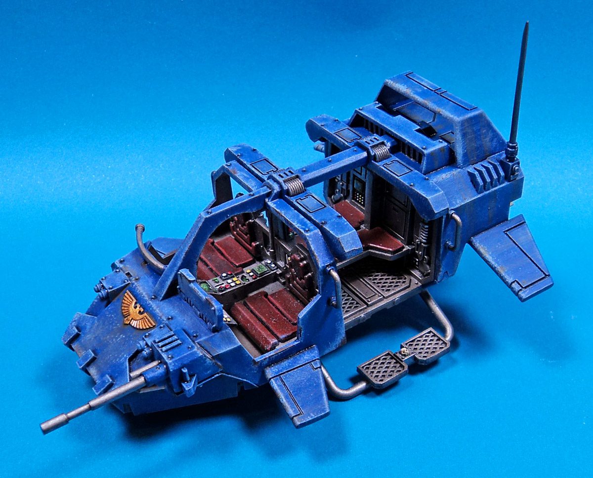 Games Workshop's Space Marine Land Speeder Storm: The Painting And