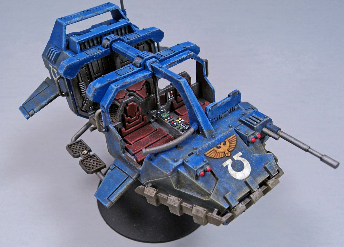 模型製作用品 Land Speeder Storm Games Workshop's Space Marine Land Speeder Storm: 50% Complete, Or