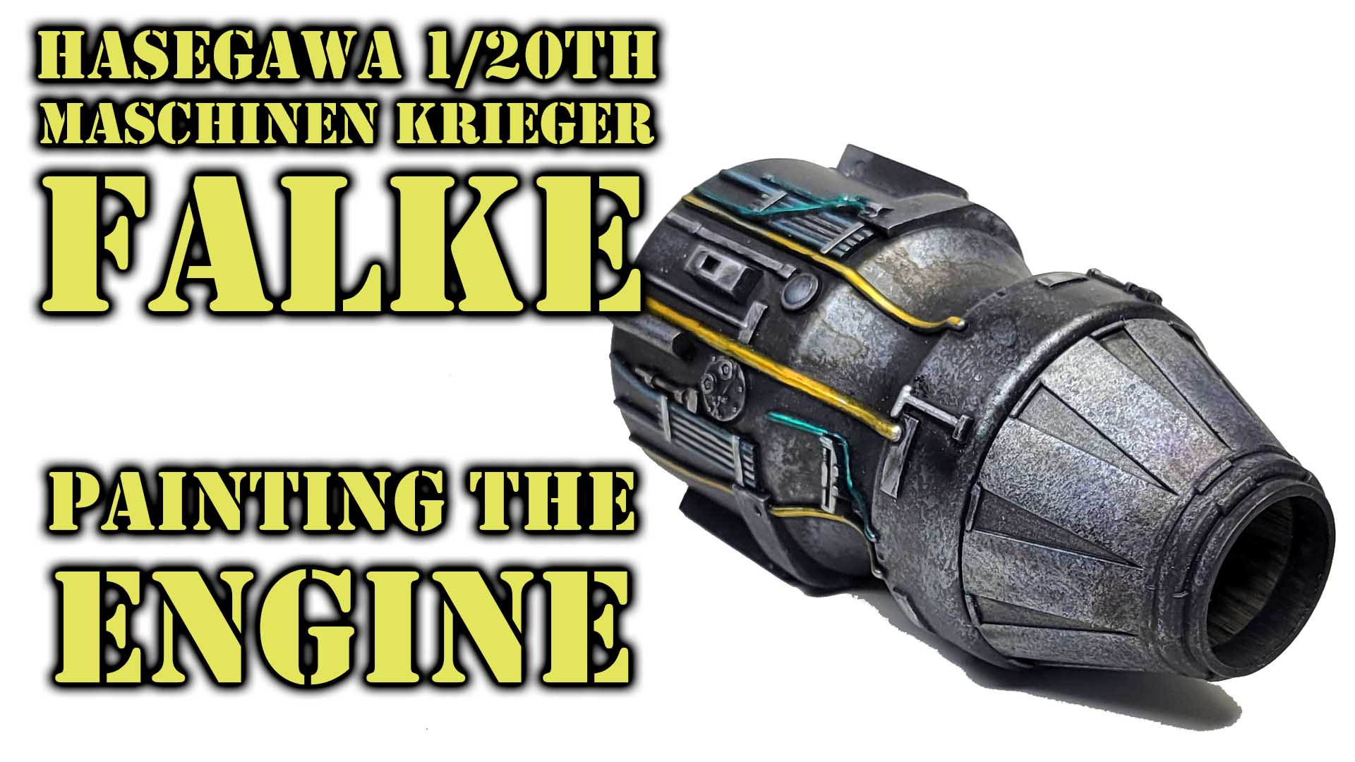 Hasegawa Ma.K Falke Part 3 – The Engine