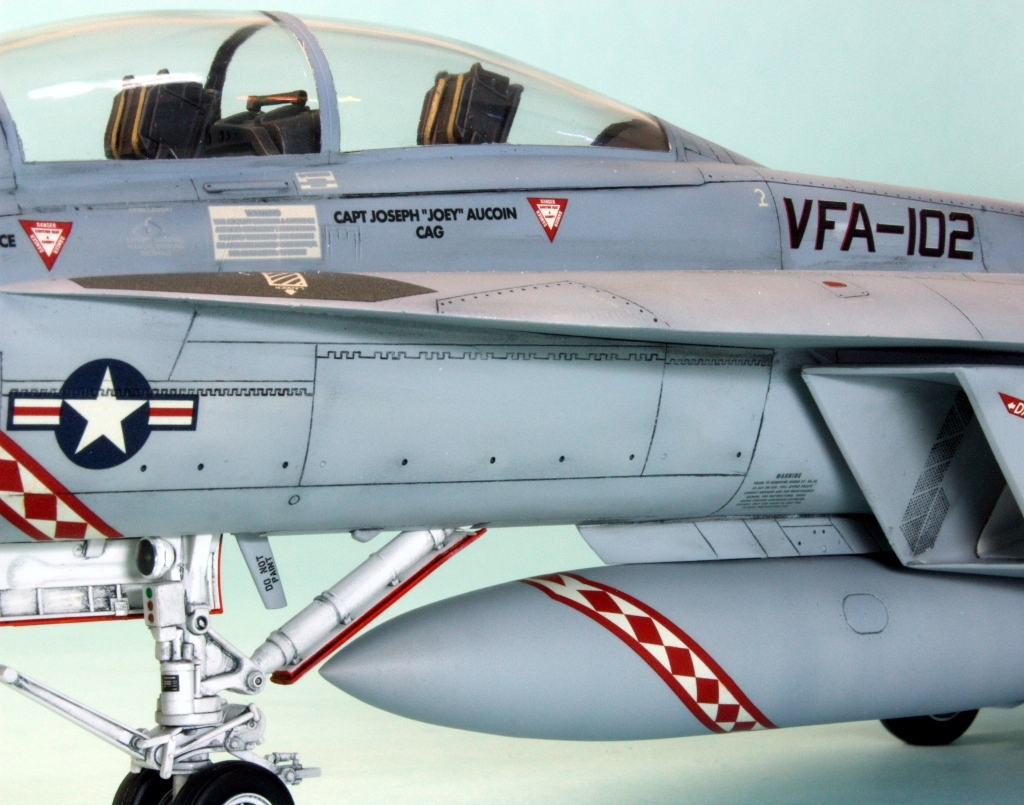 Hasegawa 1/48 F/A-18F SUPER HORNET 完成品 Hasegawa 1/48 scale F/A-18F Super Hornet by Jon Bryon