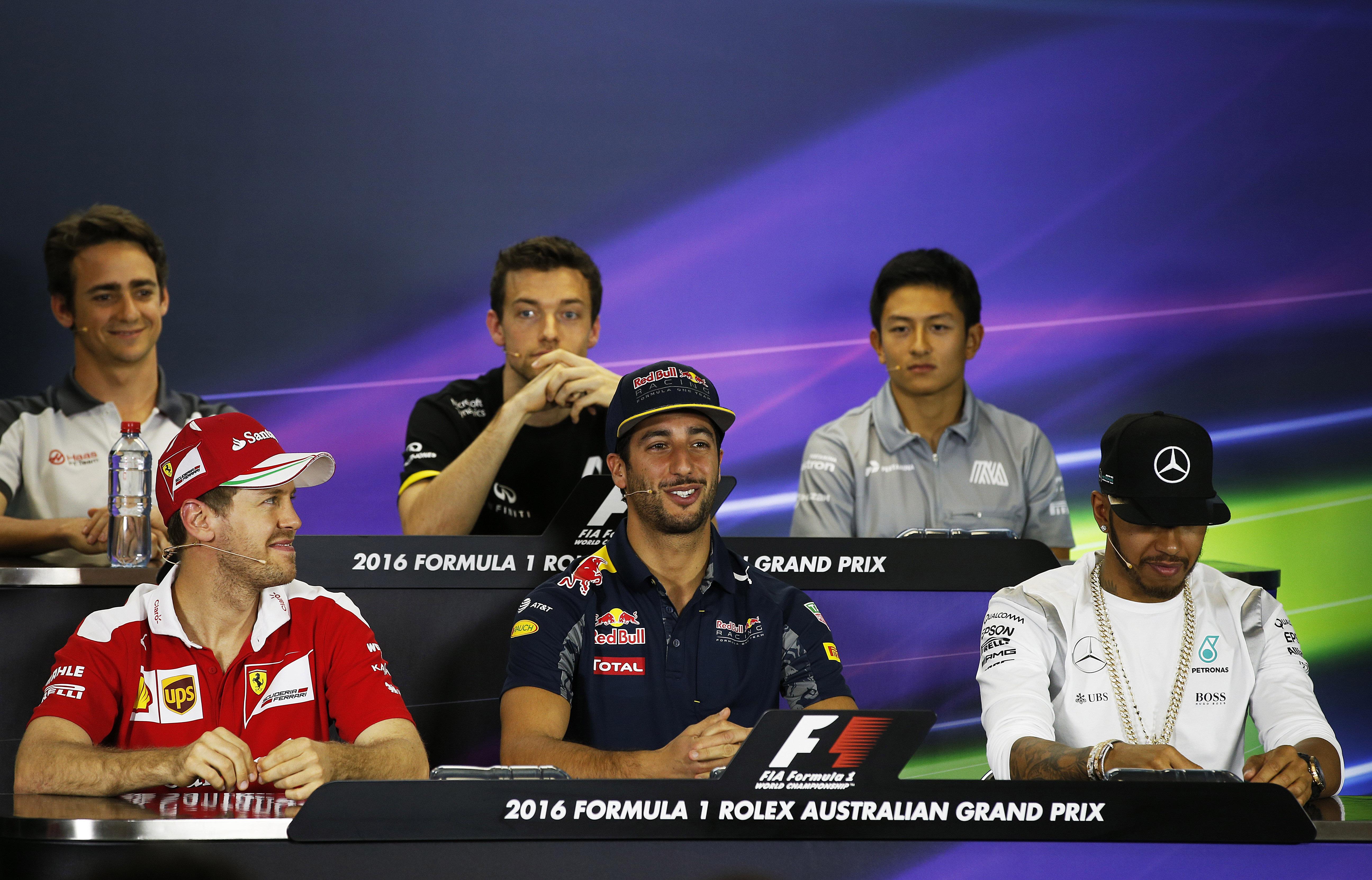2016 Australian Gp Drivers Press Conference Transcript